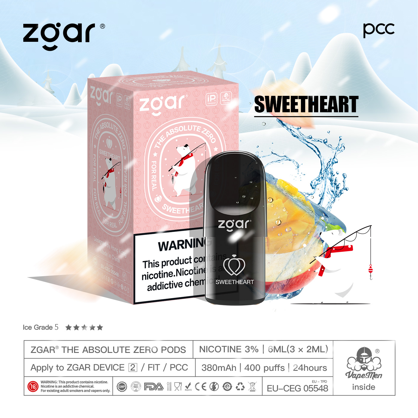 zgar冰熊糖果sweetheart