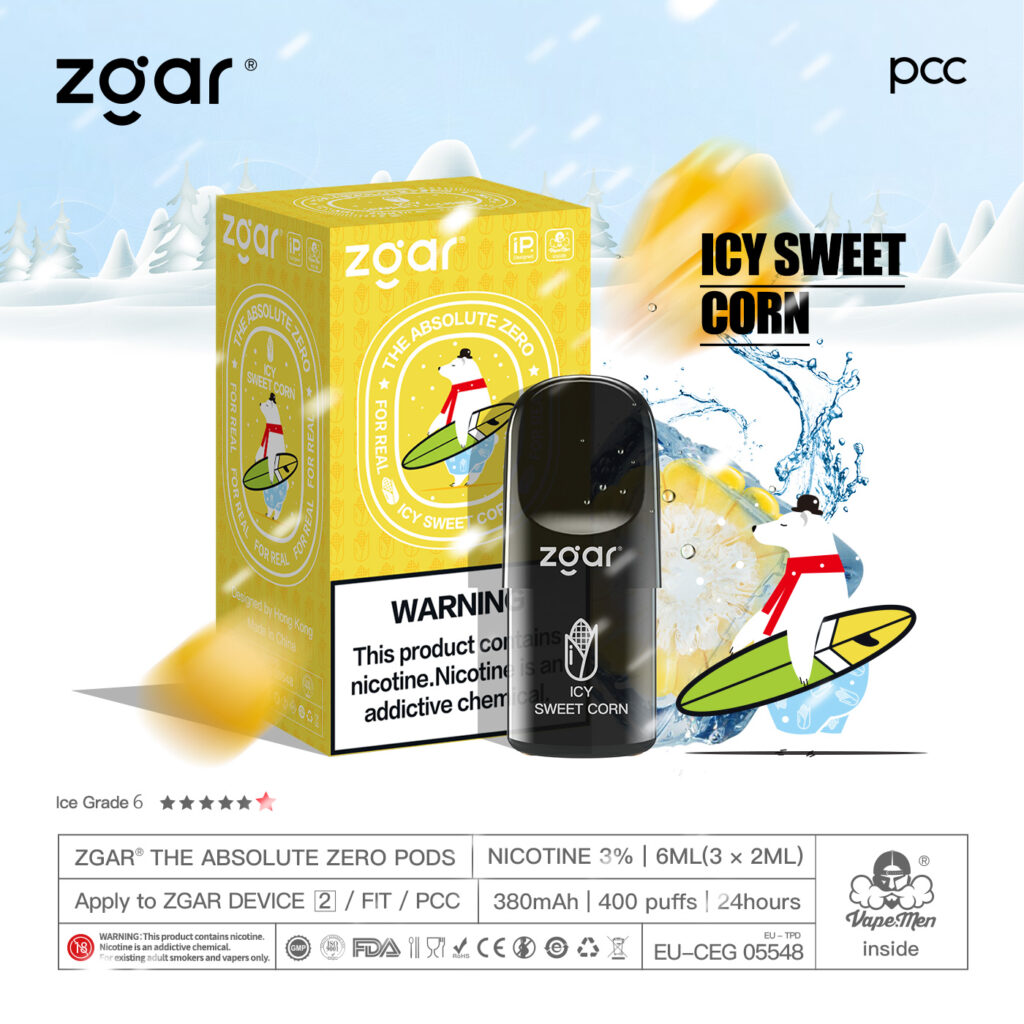 zgar冰熊甜玉米sweet corn zgar vape Official Shop zgar USA BUY zgar pods